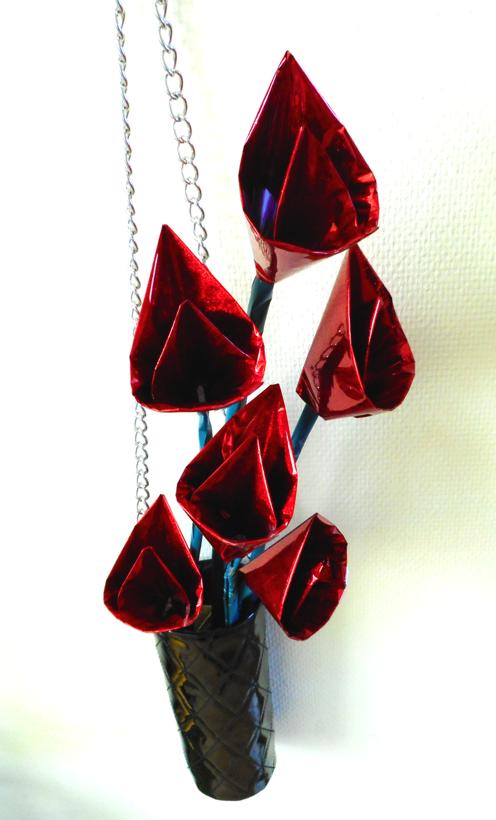 Origami Calla Lilies