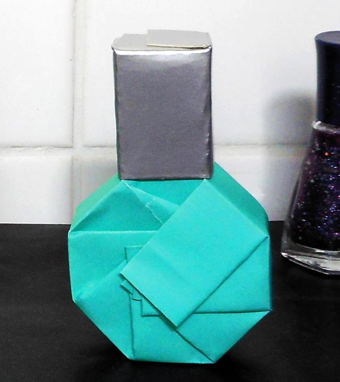 Round Origami Bottle
