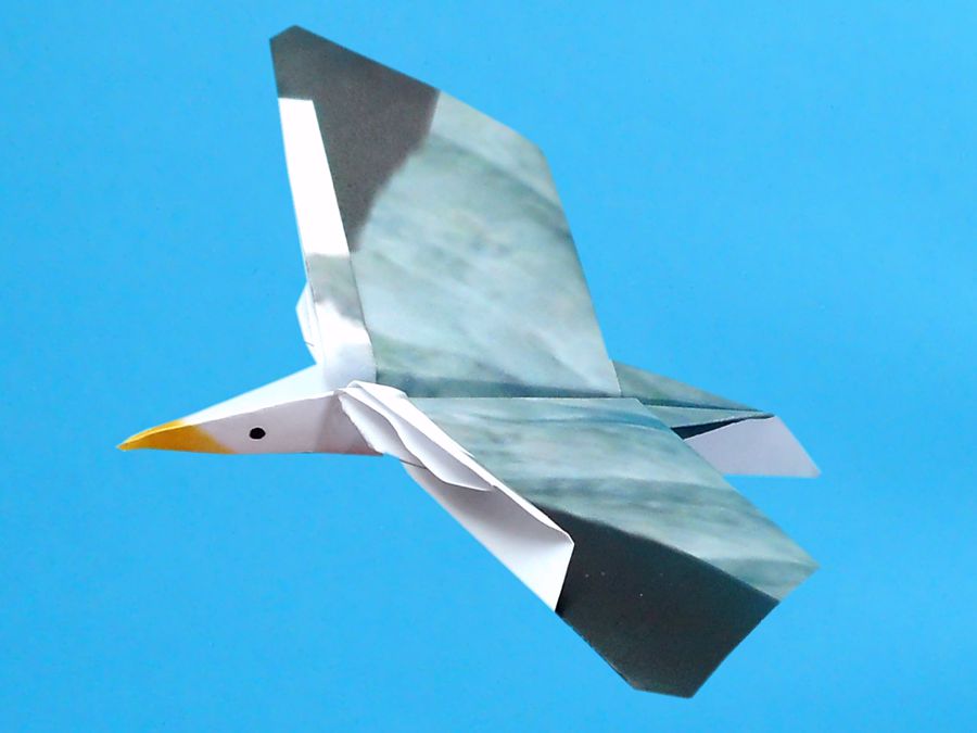 Origami Seagull Plane