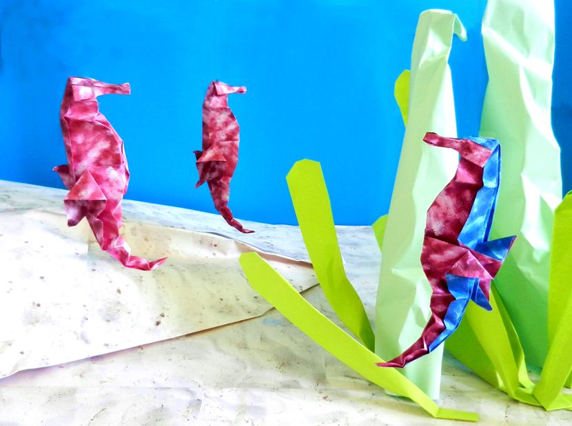 Origami Seahorses