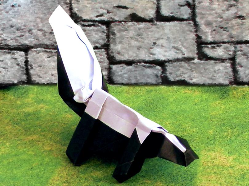 Origami Skunk