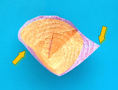 how to fold an origami sombrero