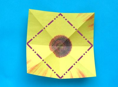 origami sunflower diagrams origami sunflower diagrams