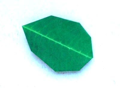 easy origami leaf