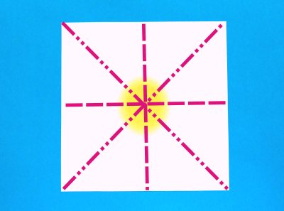 origami paper for making a water lily
