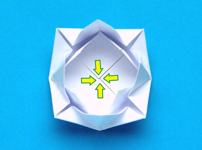 origami water lily folding instructions