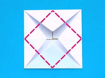 origami water lily folding instructions