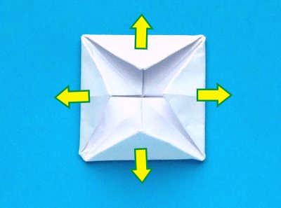 origami water lily folding instructions