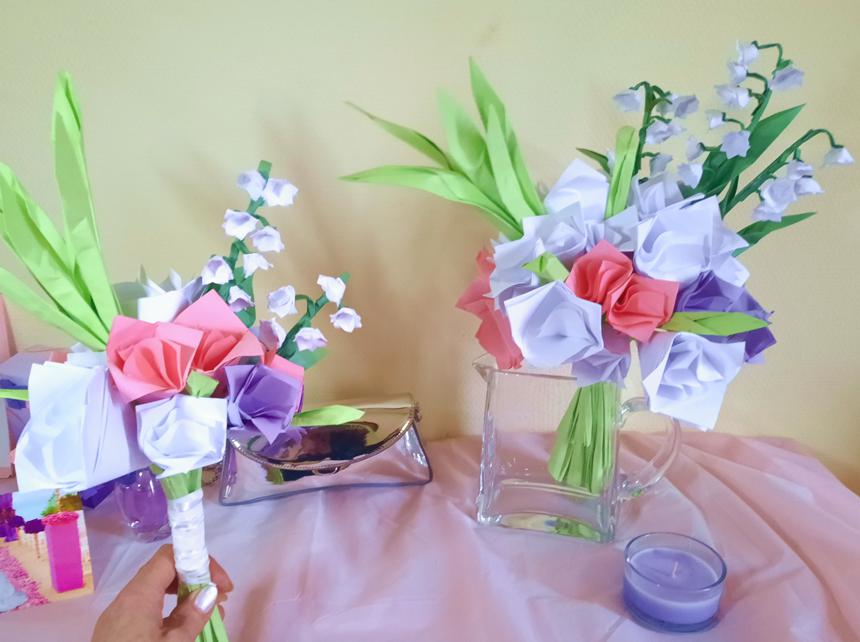 Origami Wedding flowers