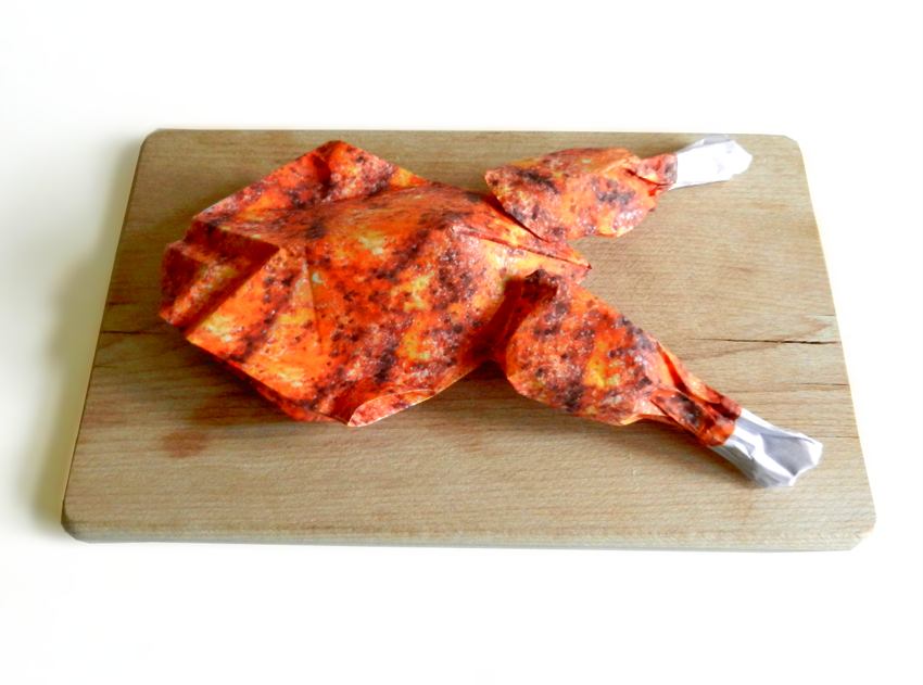 Origami baked chicken
