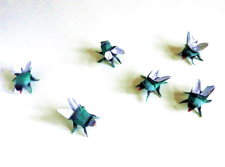 Origami Flies