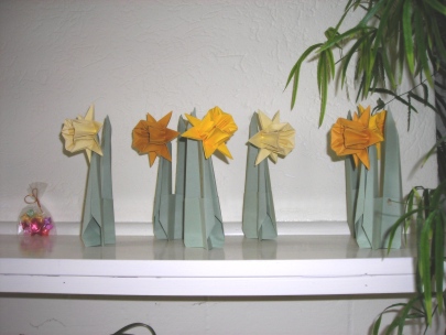 Origami Daffodils
