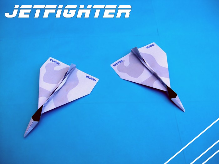 origami jetfighter planes