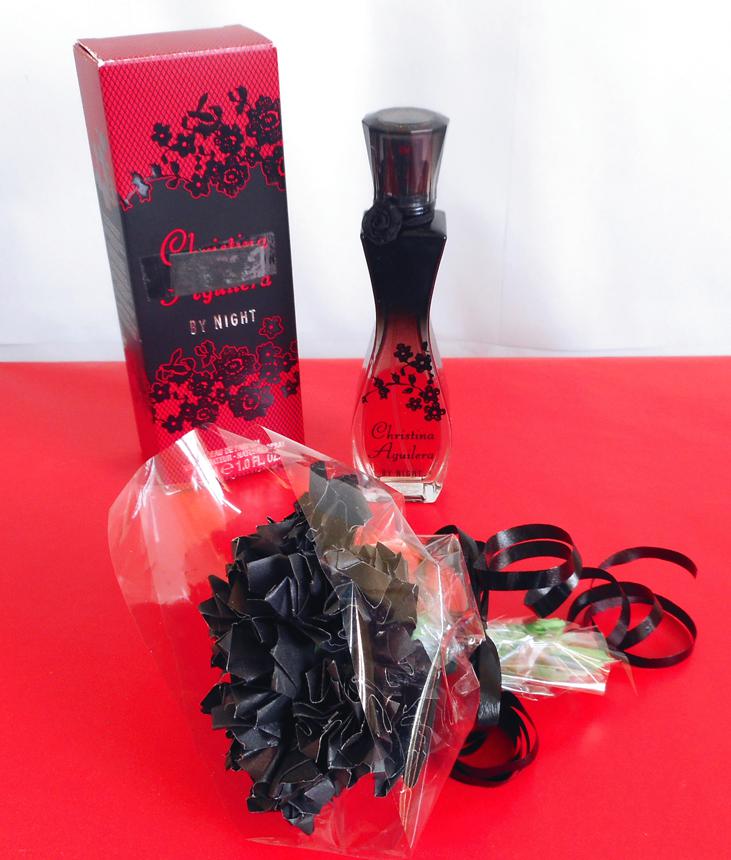 Parfum met zwarte rozen