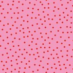 patroon met rode polkadots op een roze achtergrond