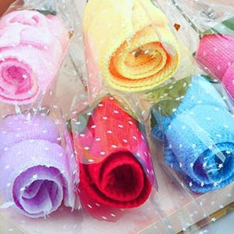 Towel Origami Roses