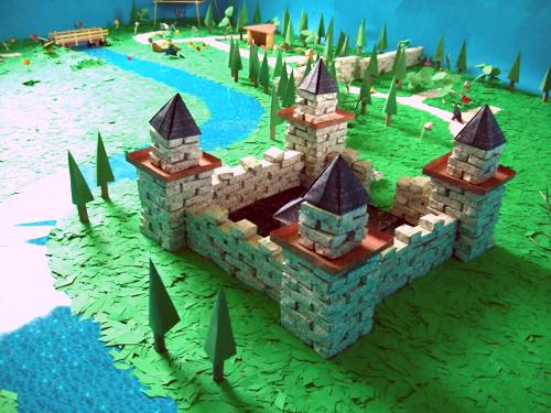 origami castle origami castle
