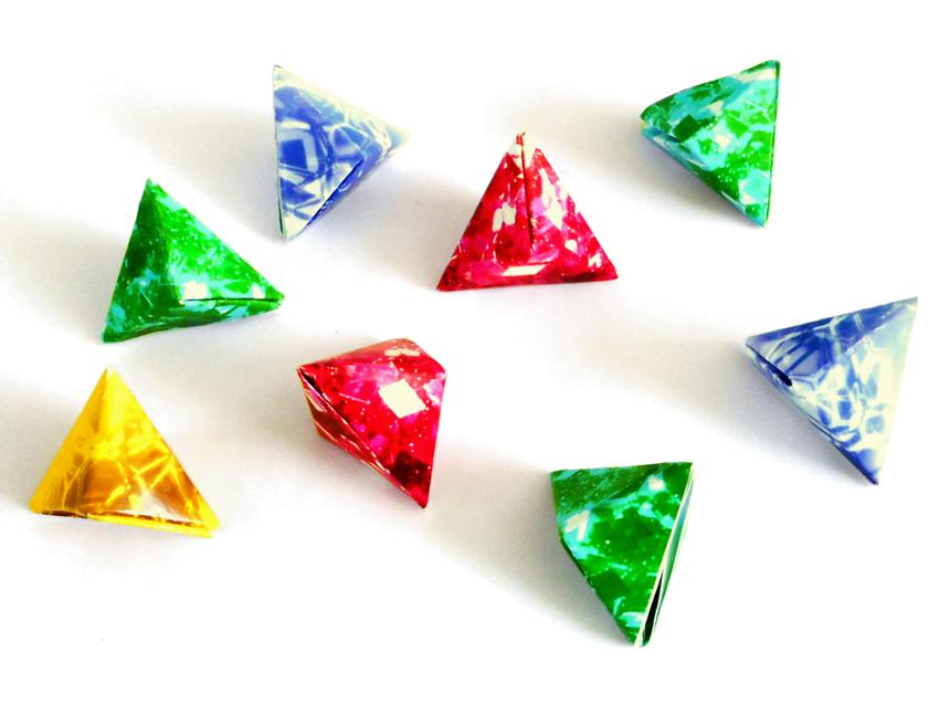 Origami Gemstones
