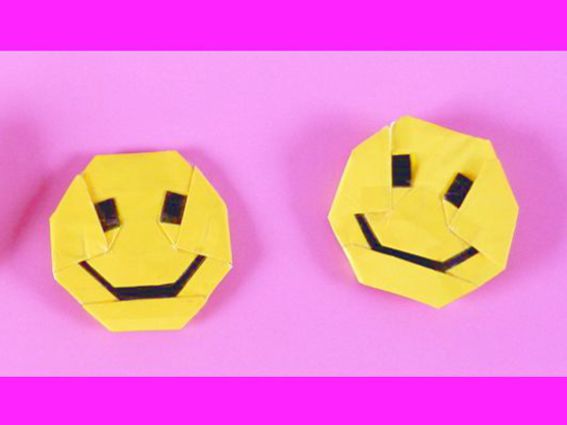 Origami Smiley Faces