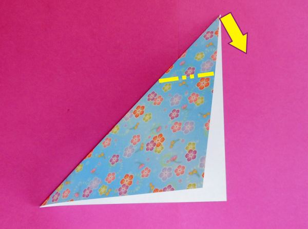 Origami inside reverse fold