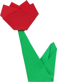 Origami tulp
