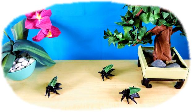 Origami Beetles