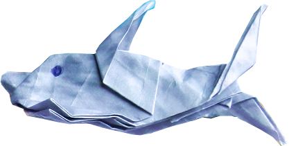Origami dolfijn Origami dolfijn