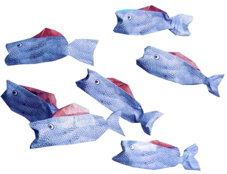 Origami vissen Origami vissen
