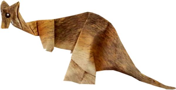 Origami Kangoeroe Origami Kangoeroe