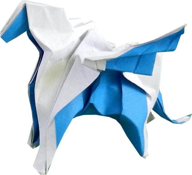 Origami Pegasus Paard