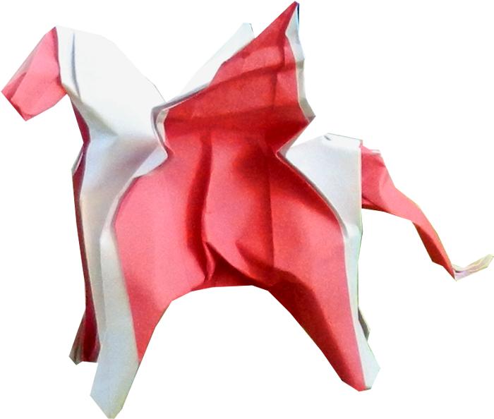 Origami Pegasus Paard