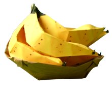 Origami Bananen