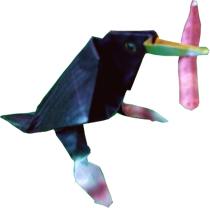 Origami Blackbird