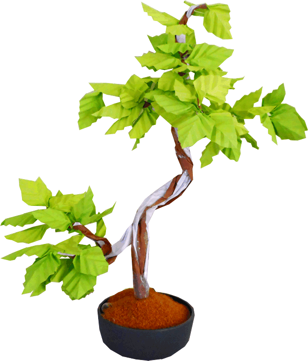 Bonsai Origami Boompje
