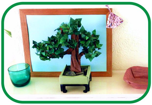 Bonsai Origami Boompje