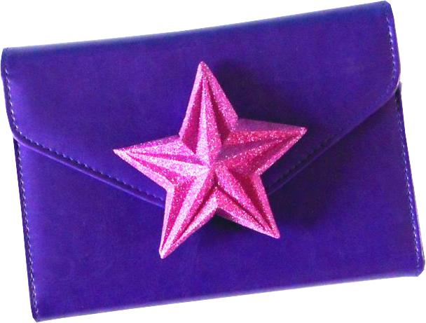 Clutch met Ster decoratie Clutch met Ster decoratie