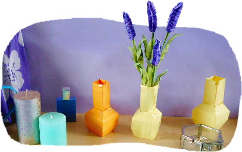 Origami Vaasjes Origami Vaasjes