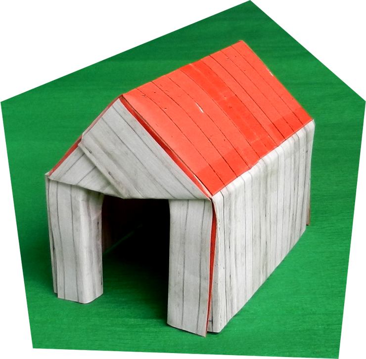 Origami Doghouse