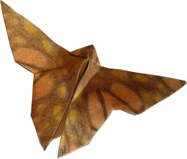 origami vlinder