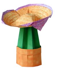 clipart plaatje van een dikke cactus met sombrero erop clipart plaatje van een dikke cactus met sombrero erop