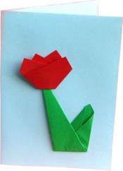 Origami Tulip