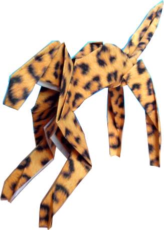 Origami Cheetah Origami Cheetah