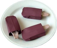 Origami Chocolate Popsicles
