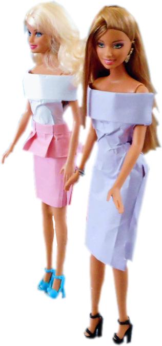 Fashion Dolls in Carmen Dresses