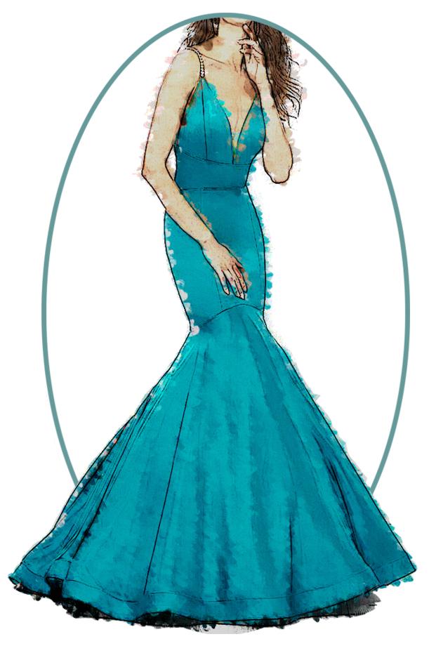 Mermaid Gown