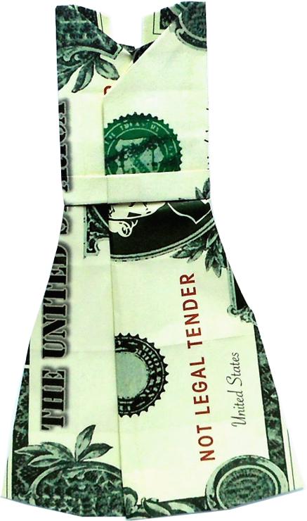 Money Origami Dress