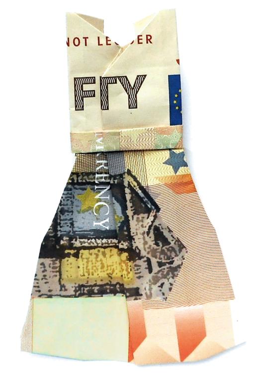 Money Origami Dress