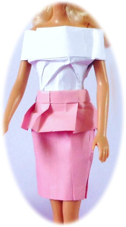 Origami Peplum Skirt