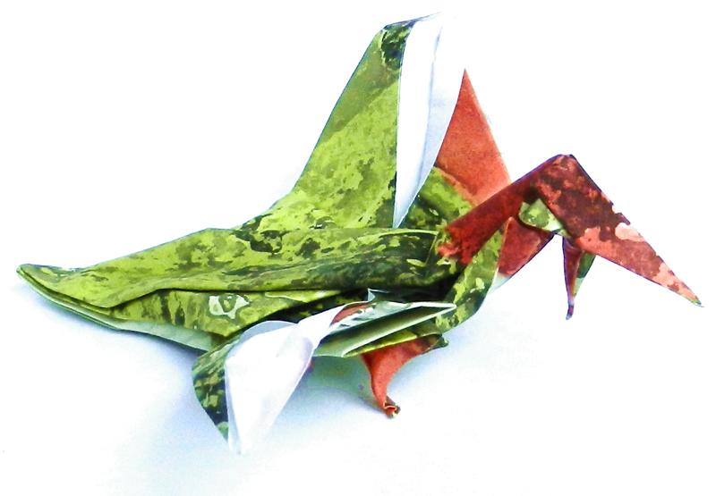 Origami Archaeopterix