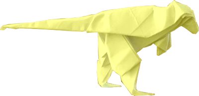 origami Pachycephalosaurus